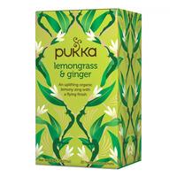 Pukka Lemongrass & Ginger te Ø - 20 breve