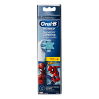 Oral-B Pro Kids 3+ Spiderman Børstehoveder - 4 stk.