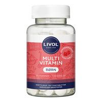 Livol Multivitamin Børn, Jordbær - 150 tyggetabl.