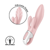 Satisfyer Air Pump Bunny 3 Rose - 1 stk.