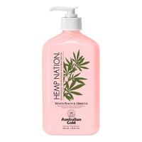 Australian Gold Hemp Nation Bodylotion White Peach and Hibiscus - 535 ml.