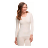 Medima Dameundertrøje lange ærmer hvid - 1 stk. - S