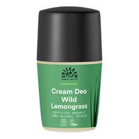 Urtekram Beauty Wild Lemongrass Cream Deo Roll-On - 50 ml