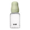 BIBS Baby Bottle Round Latex 150 ml Slow Flow Sage - 1 stk.