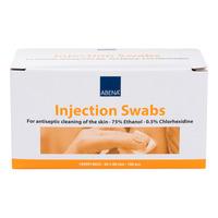 Abena Desinfektionsservietter til hud m. klorhexidin - 100 stk.