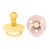 BIBS Colour Latex Pale Butter/Petal 2 pak - Flere størrelser - Str. 2