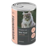 Faunakram vådfoder til kat, fisk - 415 g.