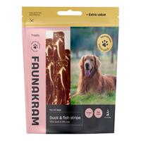 Faunakram hundesnack m. and og fisk, valuepack - 500 g.