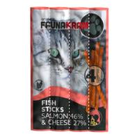 Faunakram cat sticks m. laks & ost - 4 stk.