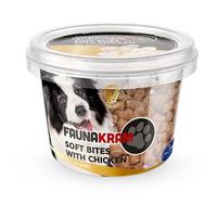Faunakram godbidder, soft bites korn og glutenfri, kylling - 200 g.