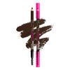 NYX Powder Louder Brow Pencil - Flere farver - 08 Deep Brown