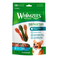 Whimzees Toothbrush Star S, 24 stk, 360 g