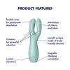 Satisfyer Threesome 3 Vibrator - Mint