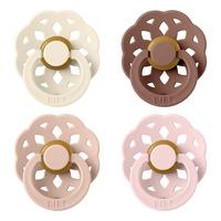 BIBS Boheme Latex Ivory/Blush/Woodchuck/Blossom 4 pak - Flere størrelser