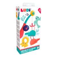 Lüdi Fiskestang m. Dyr - 1 sæt