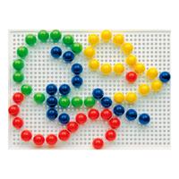 Quercetti Stiftmosaik FantaColor Tab Basic (100 dele) - 1 sæt