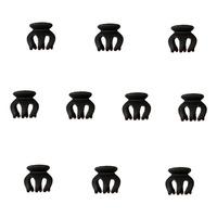 SOHO Etta Hårklemmer Sort - 10 stk.