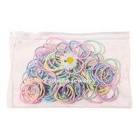 SOHO Nina Hårelastikker Pastel - 100 stk.