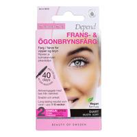 Depend Vippe- & Øjenbrynsfarve, Sort - 1 stk.