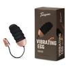 Teazers Ribbed Vibrating Egg with Remote Control - 1 stk.