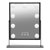 Gillian Jones Makeup Artist Mirror med 9 kraftige LED pærer - Sort - 1 stk.