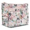 Gillian Jones 3-rums kosmetiktaske rosa storblomstret print - 1 stk.