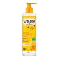 Weleda Calendula Baby Shampoo & Showergel - 400 ml.