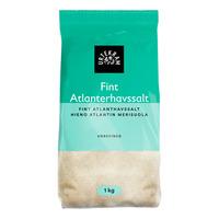 Urtekram fint atlanterhavssalt ( uraffineret ) - 1 kg.
