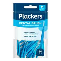 Plackers Dental Brush M 0,6 mm - 24 stk.