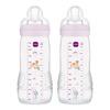 MAM Easy Active Baby Bottle 330 ml. - Pink - 2 stk.
