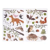 Filibabba Wallstickers - Skovens dyr - 1 stk.
