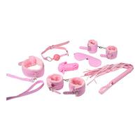 Baseks Pink Fluffy Bondagesæt til Begyndere