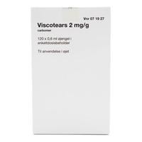 Viscotears 2care4 2 mg/g øjengel enkeltdosis - 120x0,6 ml.