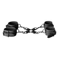 Obaie Imiteret Læder Hogtie med Manchetter