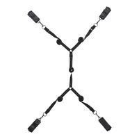 Obaie Imiteret Læder Under The Bed Bindesæt til Sengen