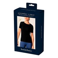 Swedish Posture T-shirt Alignment Cotton Black kvinde - Flere størrelser