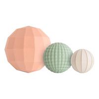 Mushie Nesting Spheres Sensory Toy - Blush - 1 stk.