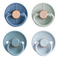 FRIGG Round Latex Str. 2 - Skyline Serenity - 4 stk.