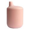 Mushie Silicone Sippy Kop Blush - 1 stk.
