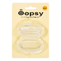 Oopsy 2i1 Fingertandbørste - 1 stk.