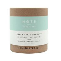 Teministeriet Note Grøn Te Kokos Ø - 20 breve