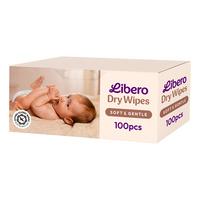 Libero Dry Wipes - 100 stk.