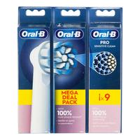 Oral-B Sensitive Clean Børstehoveder - 9 stk.