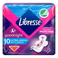 Libresse Ultra Night Wing - 10 stk.