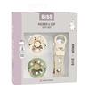 BIBS x Moomin Pacifier & Clip Gift Set - Ivory/Sage - 1 sæt