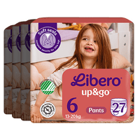 Libero Up&Go 6 Bukseble - 4 x 27 stk.