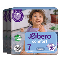 Libero Comfort 7 Åben Ble - 3 x 28 stk.