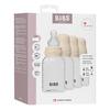 BIBS Baby Bottle Round Silicone 150 ml Ivory - 4 stk.