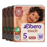 Libero Touch 5 Bukseble - 4 x 18 stk.