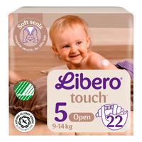 Libero Touch 5 Åben Ble 10-14 kg. - 22 stk.